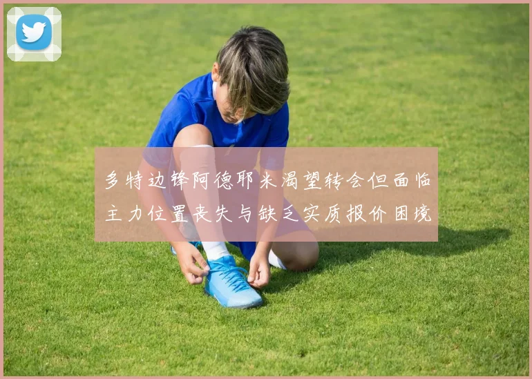 多特边锋阿德耶米渴望转会但面临主力位置丧失与缺乏实质报价困境